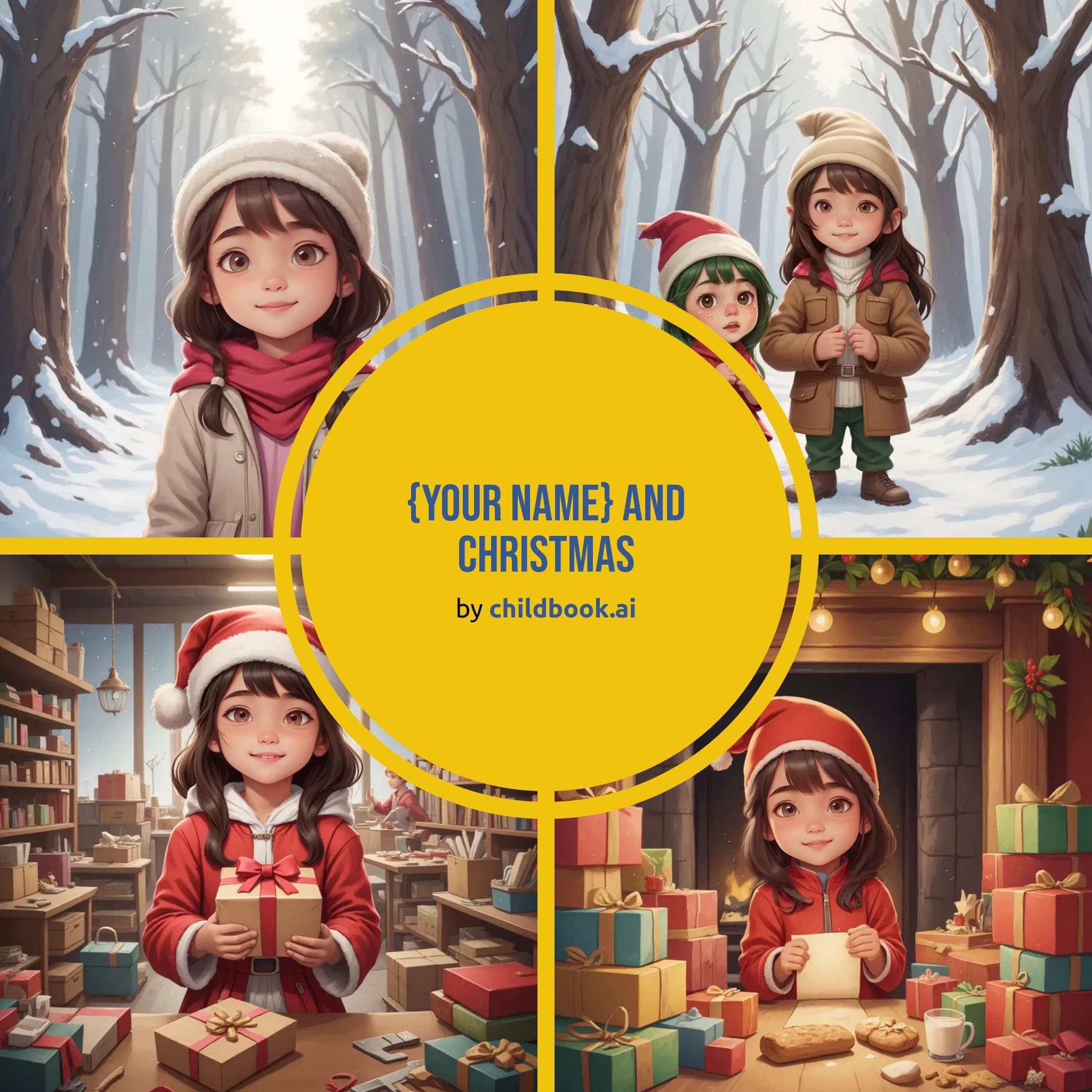 The same story character in scene 1