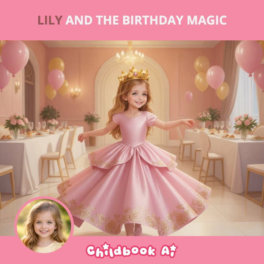 Cover of Lily and the Birthday Magic: Princess Lily's Enchanted Adventure