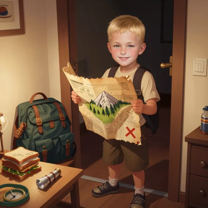 Illustration from the children's book The Incredible Journey